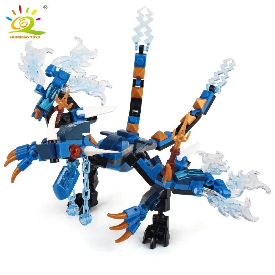 115pcs Ninja Dragon Knight Model Building Blocks Compatible KAI JAY ZANE Figures Bricks toys for children boy friends view 4
