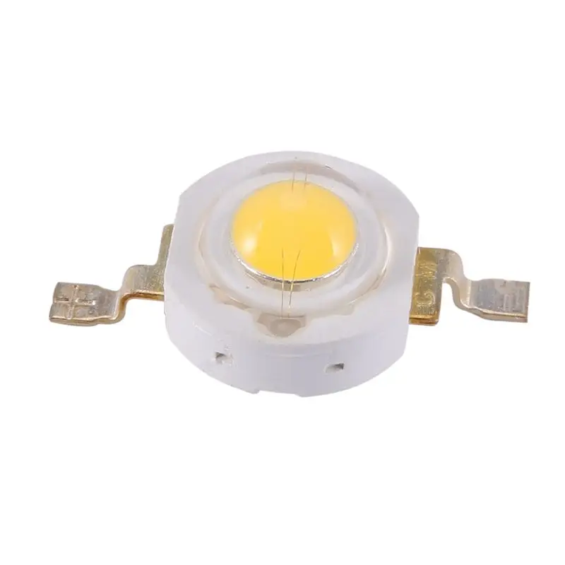 AB13-200 Pieces High Power 2 Pin 3W Warm White LED Bead Emitters 100-110Lm