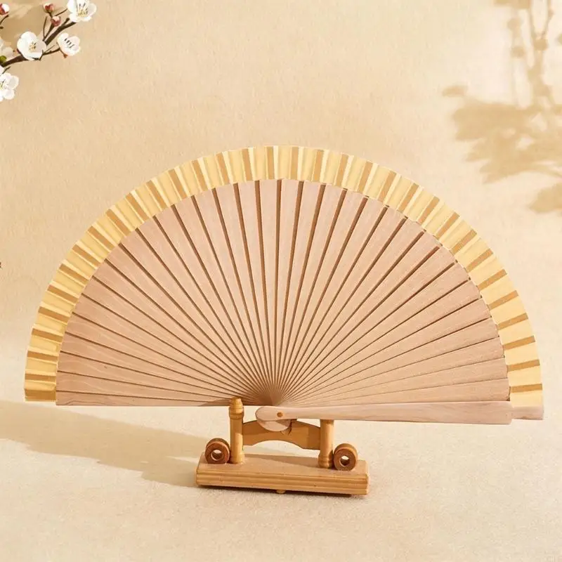 Handheld Simple Hand Fan Decorative Hand Fan for Wedding Bridal Shower X3UC