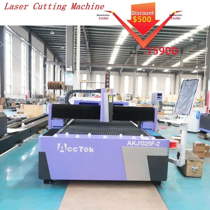 Laser Metal And Nonmetal Cutting Machine Fiber CO2 Laser Cutting Machine Cnc Wood Cutting Machine