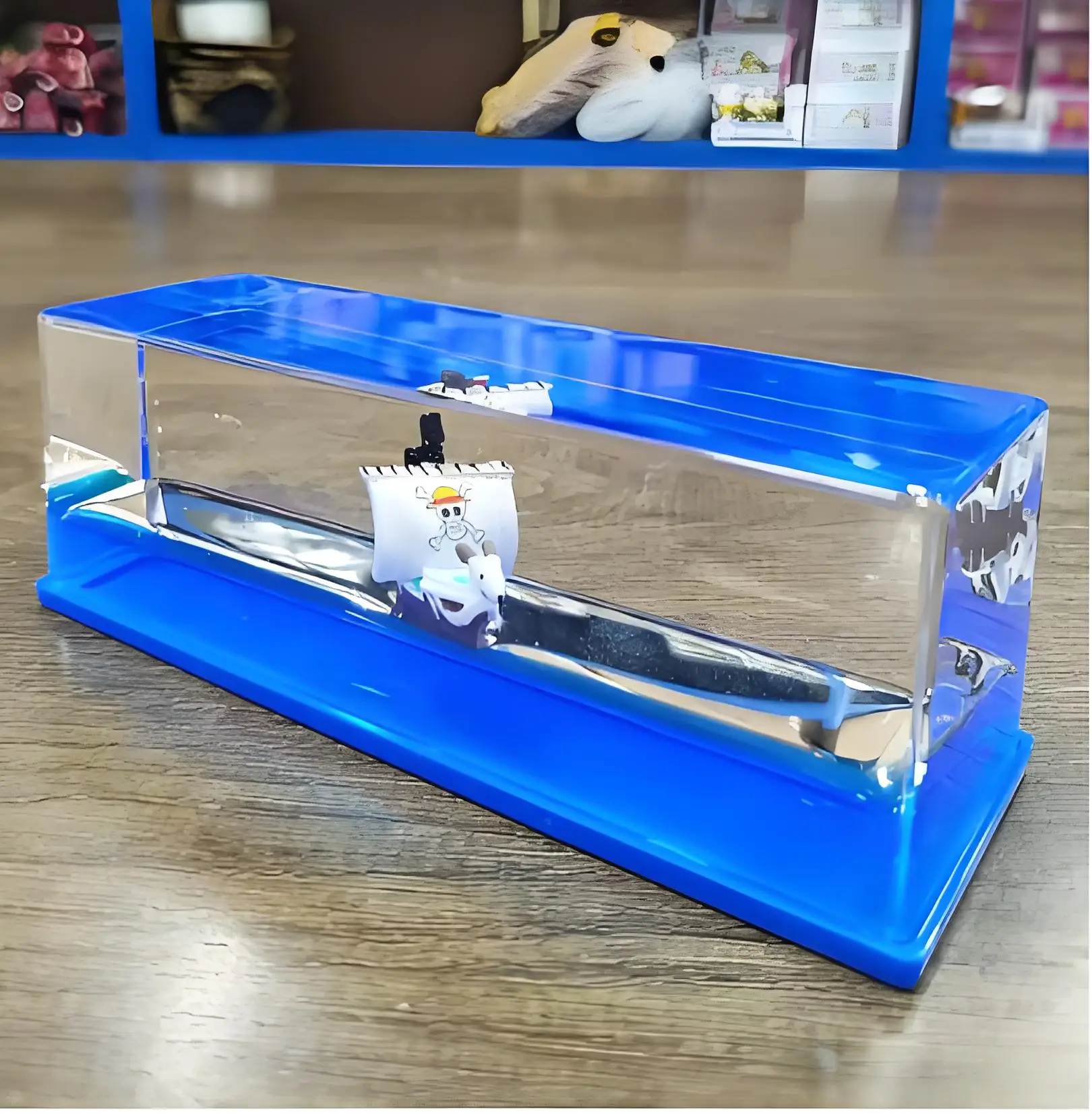

Cruise Fluid Drifting Bottle Golden Merry Desktop Decoration