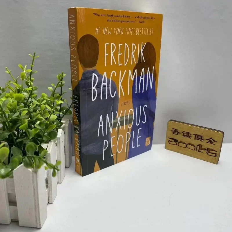 Juego de 2 libros en inglés de Fredrik Backman, libro de personas inquietas y un hombre llamado Ove