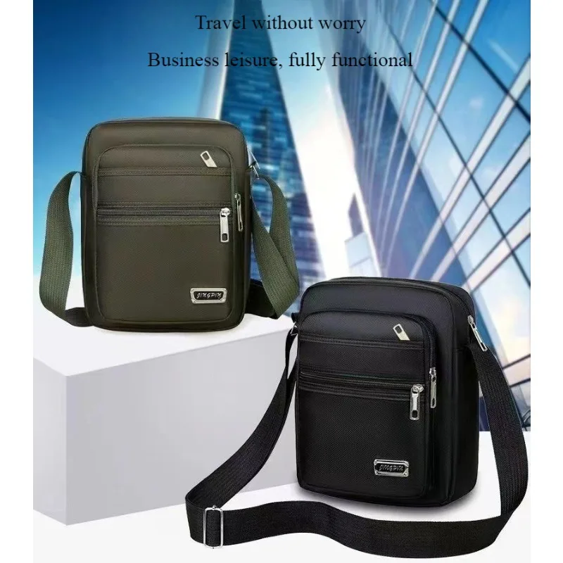 Wasserdichte, lässige, große Schulter-Umhängetasche für Herren, Business-Umhängetasche, Handtasche für Reisen