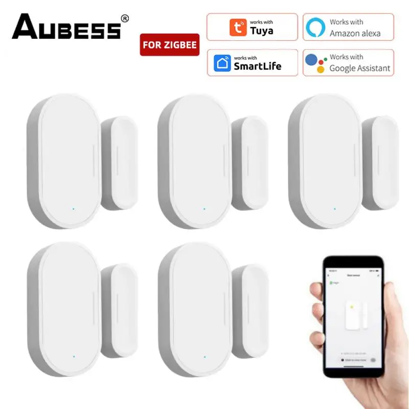 Tuya Zigbee 3.0 Door Window Sensor Smart Home Door Open Closed Detector Smart Home Automation Via Alexa Google Zigbee2MQTT