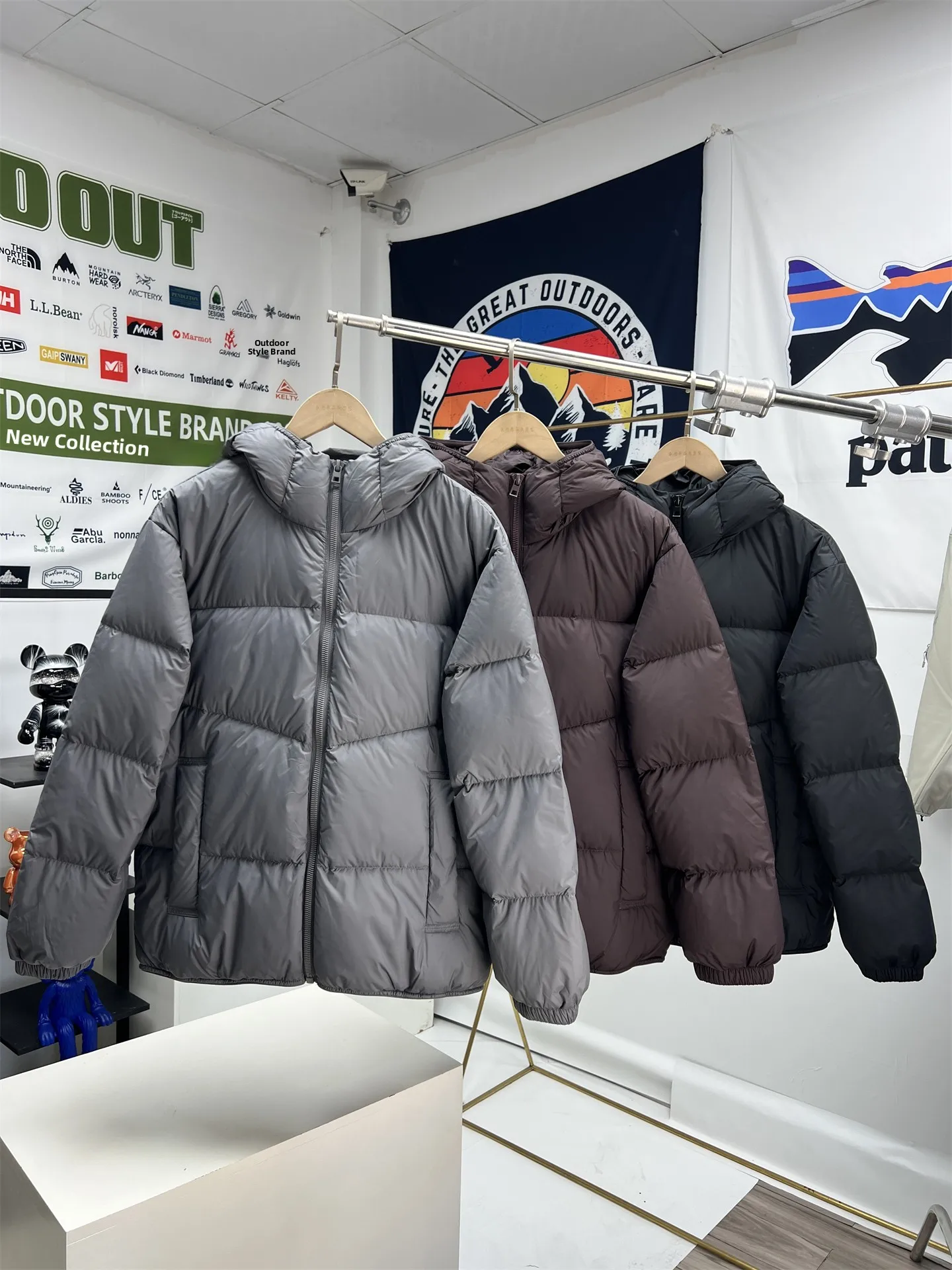 

Ultra-Light High-Loft ex Outdoor Casual Hooded down Jaet Windproof Water-Resistant Faionable Urban Sle Polyester Fa...