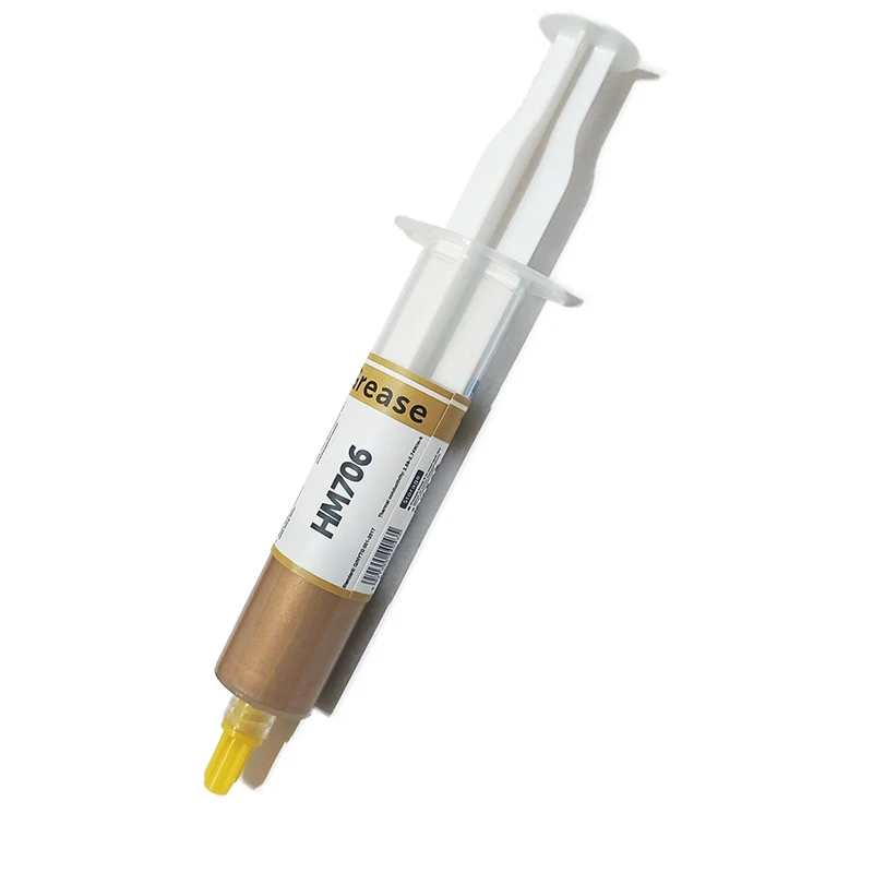 30g high quality gold color thermal grease silicone Processor cooling paste thermal paste big tube