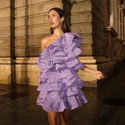 SERENDIPIDTY-Robe de Soirée Superposée à Volants pour Femme, Mini Longueur, sur Mesure, Nouvelle Collection 2024