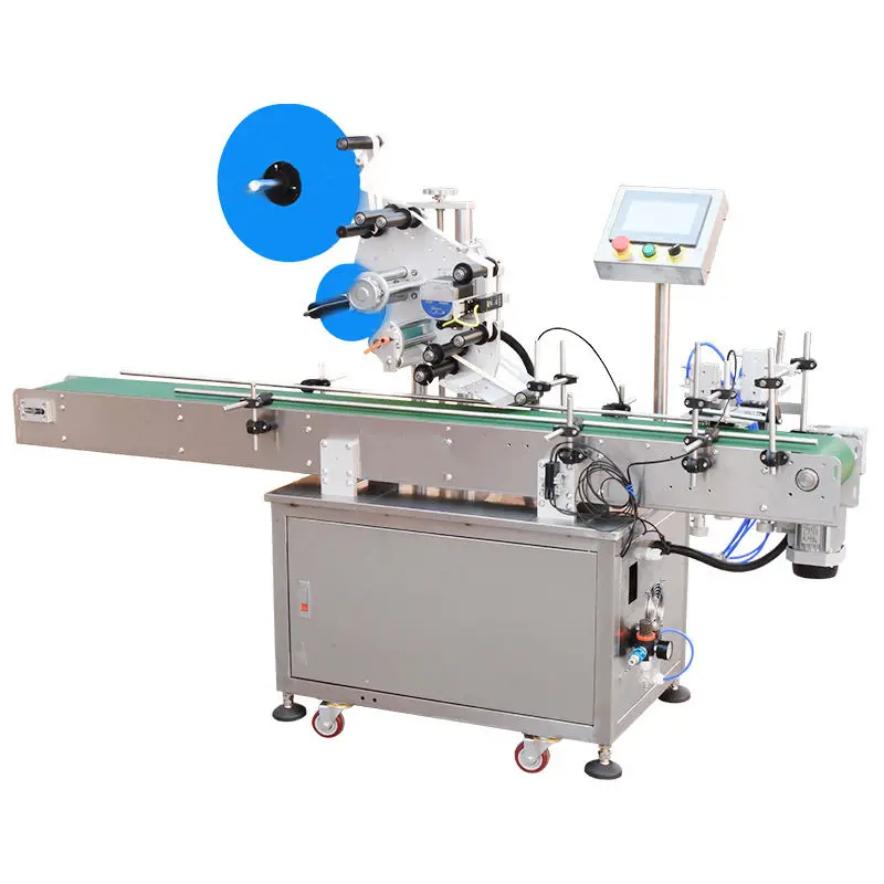 آلة وضع العلامات على الطائرة الأوتوماتيكية بالكامل غطاء صندوق الألوان آلة وضع العلامات على صندوق نفطة حقيبة ذاتية الختم آلة وضع العلامات على الملصقات #1