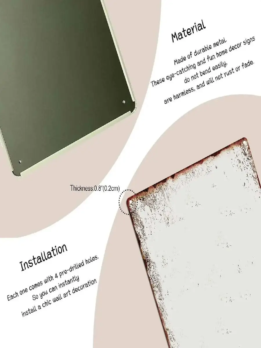 علامة معدنية عتيقة من القصدير تحذير ، لا يوجد أشخاص أغبياء ، ديكور حائط ، لوحة للمنزل ، حانة ، بار ، Xinch ، وراء هذه النقطة #2