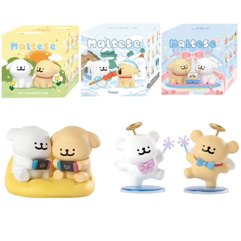 

Maltese Cuddy Moments Series Blind Box Cute Desktop Action Figurine Ideal Gift For Girls Christmas Birthday Children's Toy