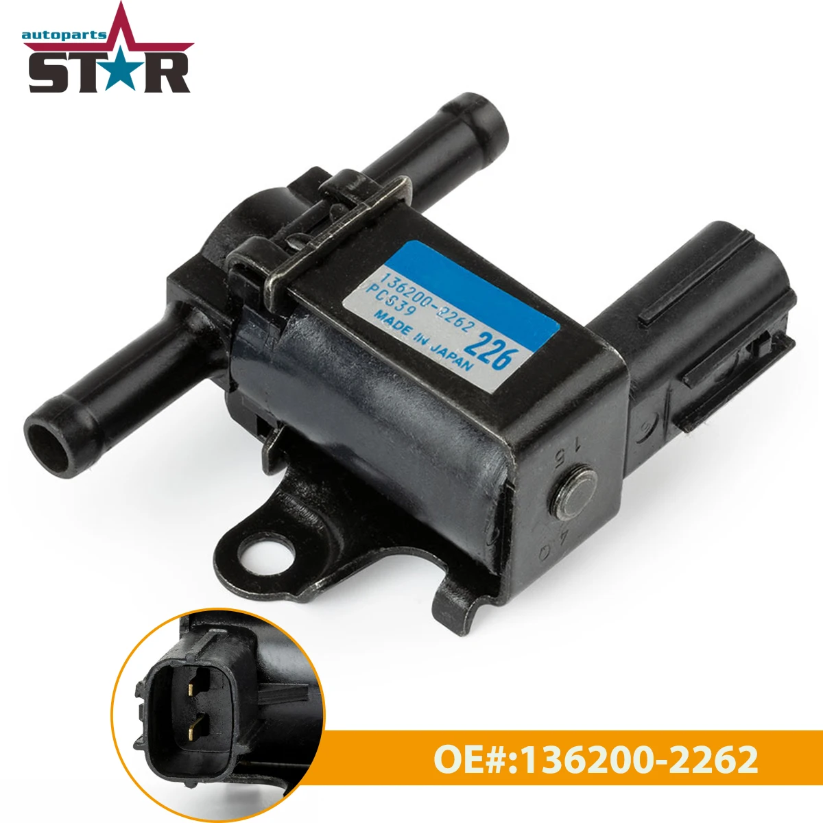 

136200-2262 Refurbished Purge Control Solenoid Valve For Honda Civic 2001-2005 1.3L 1.7L Repair Kit 1362002262 136200 2262