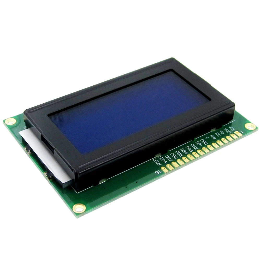 LCD 1604 16X4 16*4 Character LCD Module Display Screen LCM Yellow / Blue With LED Backlight SPLC780 HD44780 Controller IIC / I2C