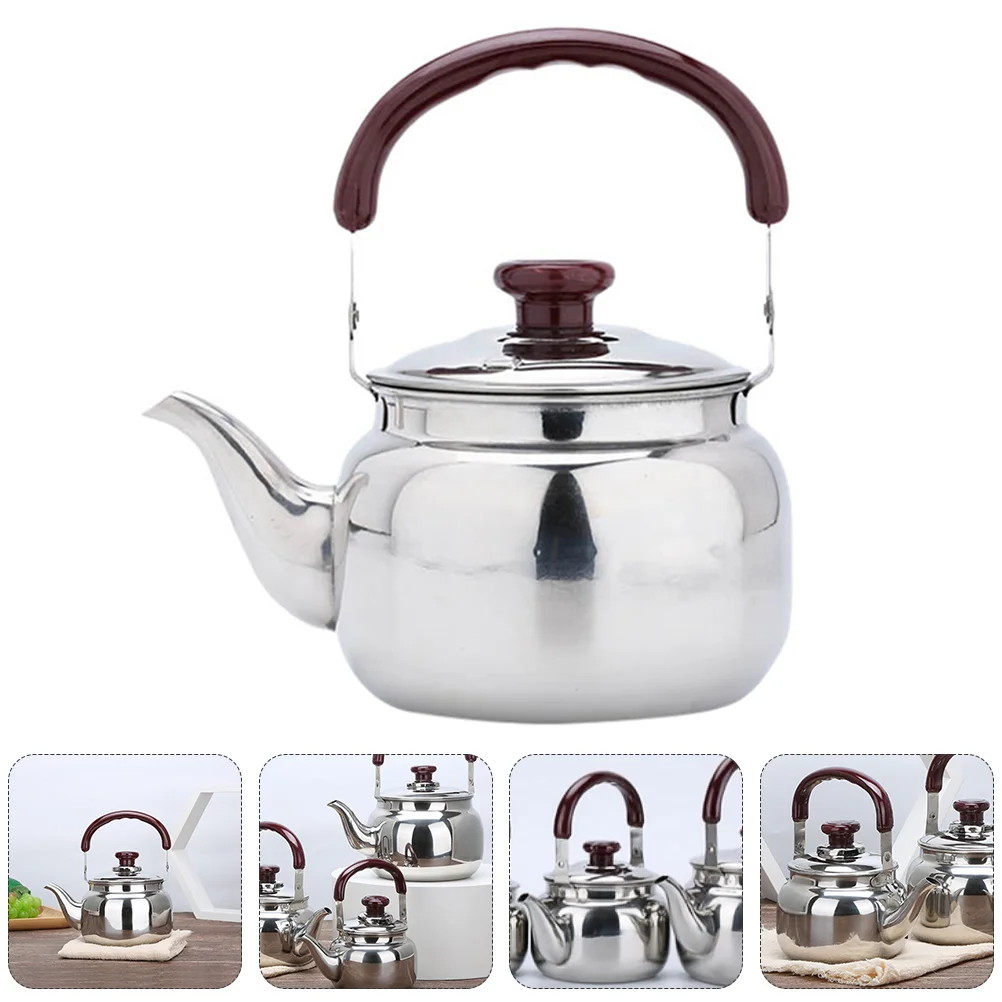 

Kettle Stainless Steel Teakettle Coffee Machine Teapot Water Heating Sounding Pitcher