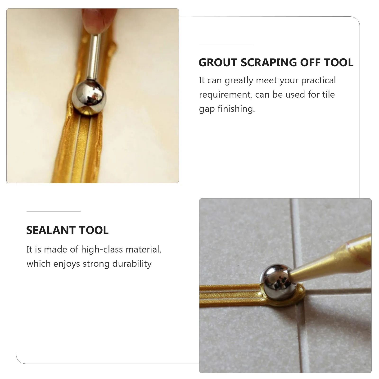 

Набор инструментов для финишной обработки плитки: металлические инструменты для удаления покрытий и герметика, для ванной, кухни, балкона, лопатка для очистки герметика