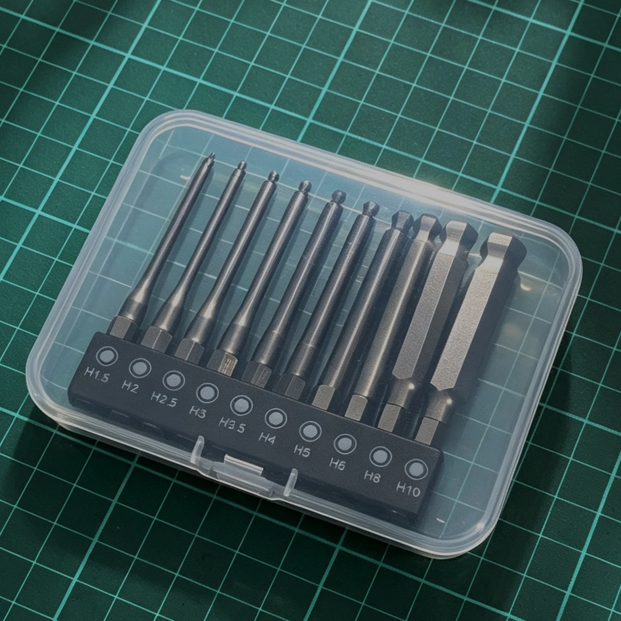 9Pcs 100mm Ball End Schraubendreher-bits Hex Kopf Inbusschlüssel Bohrer 1/4 Zoll Hex Schaft Magnetische Spitze Hex schlüssel Buchse Fahrer Bits – Detail 11