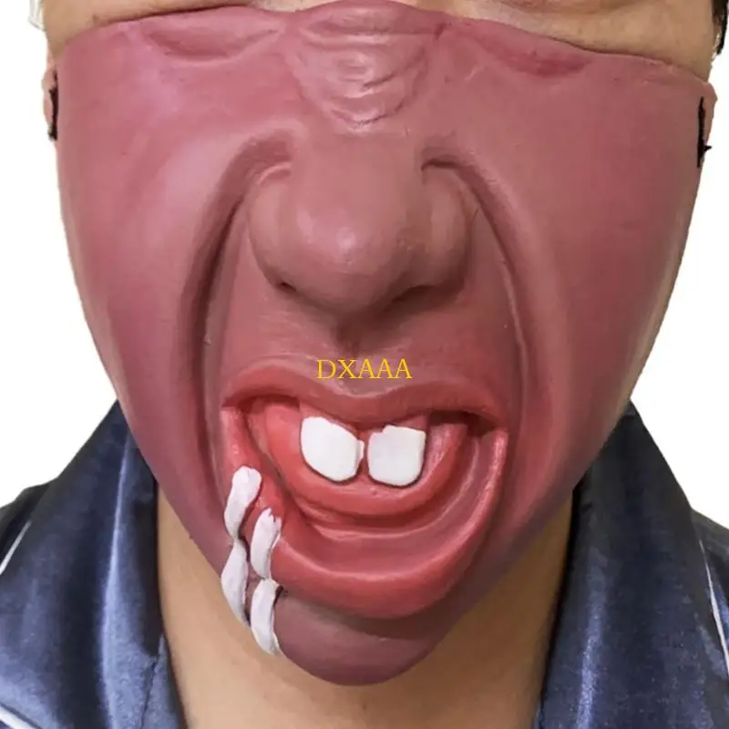 Dxaa nouveauté masque drôle halloween fête cosplay accessoires horreur masque animal cadeau
