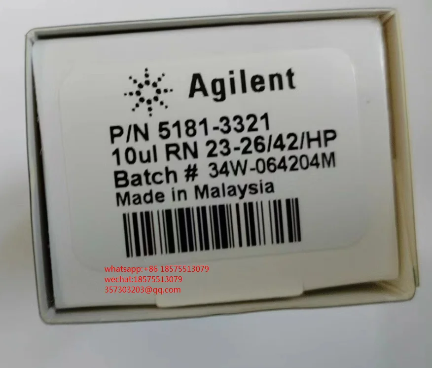 

FOR Agilent 5181-3321 ALS Injection Needle, 10 µL, Interchangeable Needle, 23-26s/42/ Conical Tip, 1 PIECE