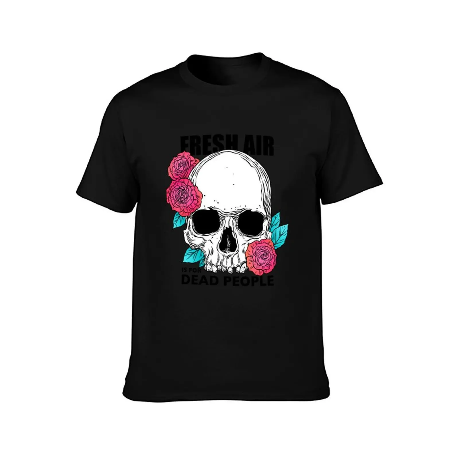 Morbid Podcast. Fresh Air is for Dead People Classic T-Shirt Retro Graphic Print T-Shirt