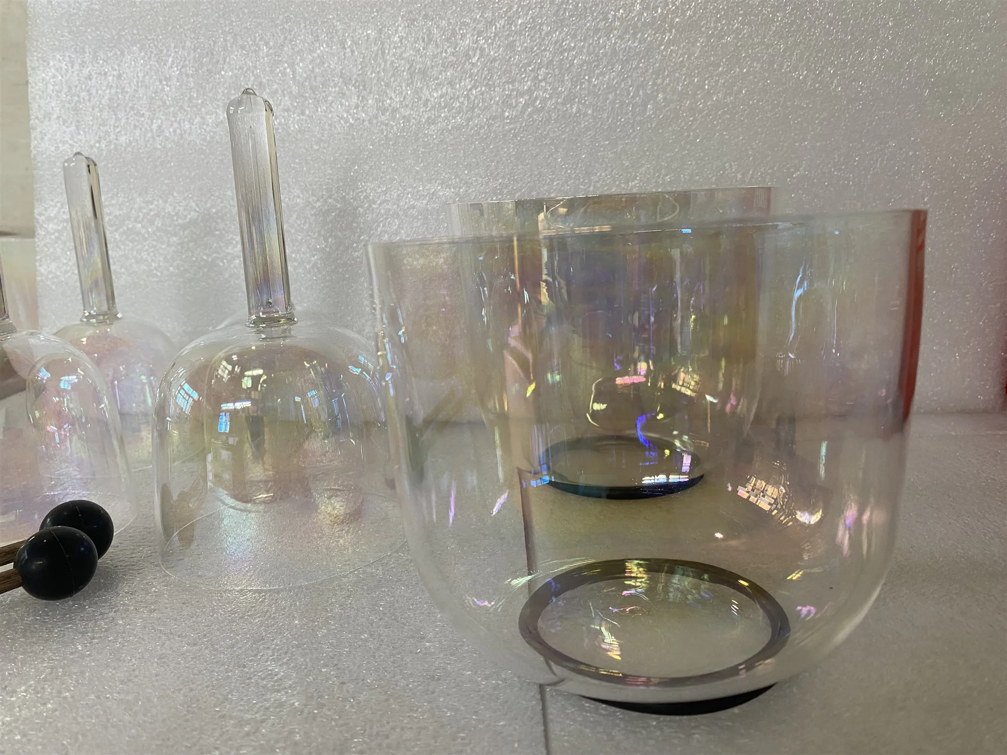 Star Linkup Customized products do not accept returns：Solfeggio Harmonics 7pcs (2 regular bowls & 5 handle bowls ) set + 2pcs bags