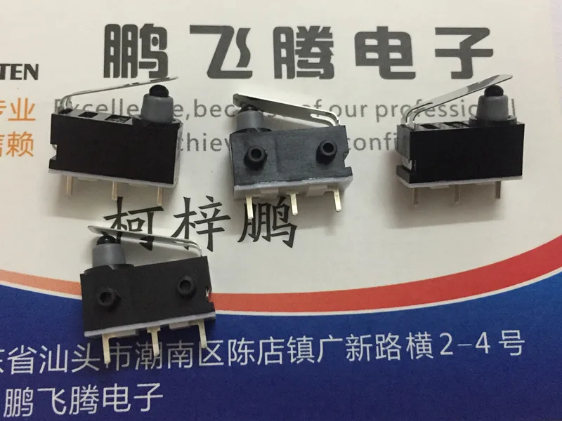

10PCS/lot SPVQ630100 Japanese Waterproof and dust detection Micro switch 3 Pin with handle tap key waterproof micro switch