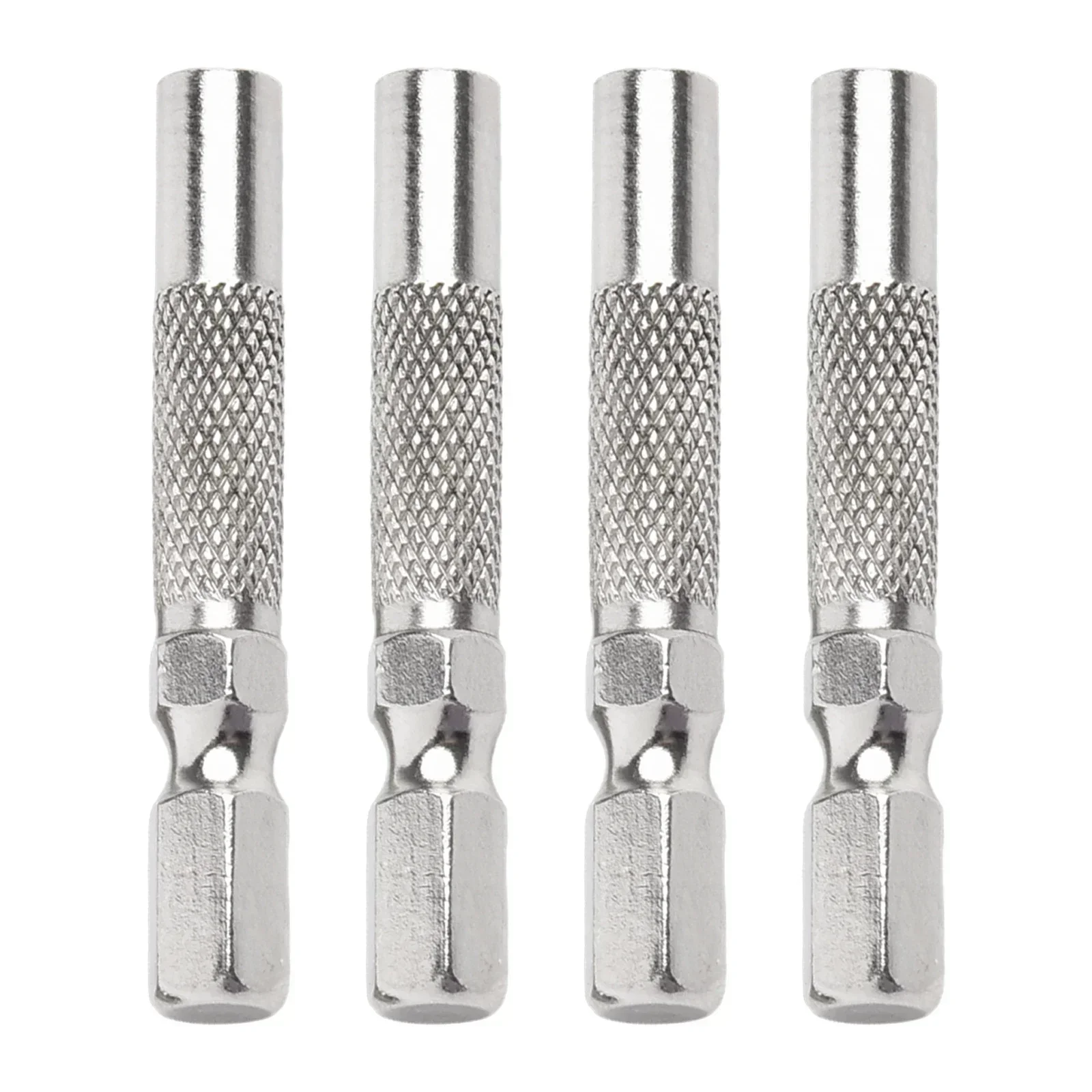 

4pcs 6.35mm 1/4inch Hex Insert Bit Adapter Electric Screwdriver Magnetic Holder For 4mm Bits With A 1/4 Inch Screwdriver