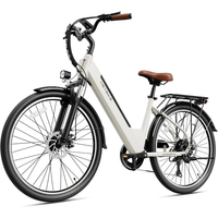 Cityscape 2.0 Electric Bike for Adults with 1000W Motor Peak,26  Electric Commuter Bike with 7-Speed and Front Suspension