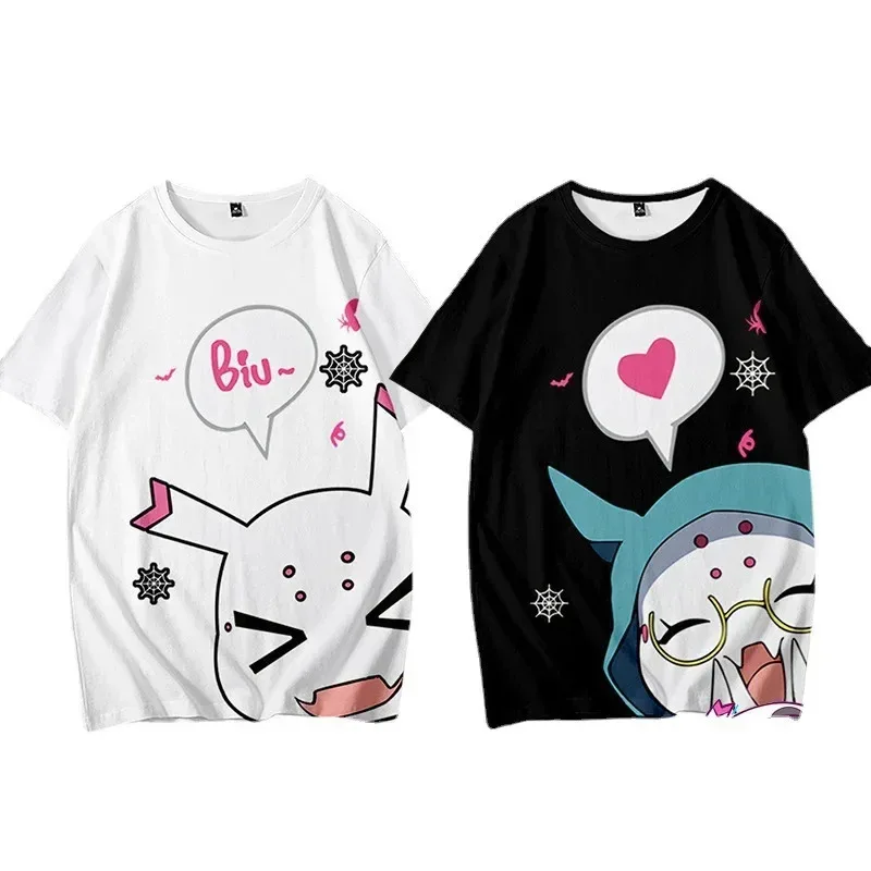 أنيمي لذلك أنا عنكبوت، لذا ماذا؟ كومو ديسو جا ناني كا ثلاثية الأبعاد تي شيرت النساء الرجال الصيف قصيرة الأكمام مضحك التي شيرت Shiraori الجرافيك تيز