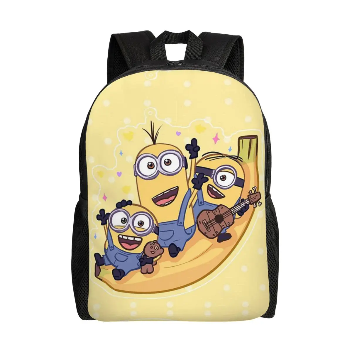 

Custom Minions Anime Backpack for Men Women School College Students Bookbag Fits 15 Inch Laptop Bags