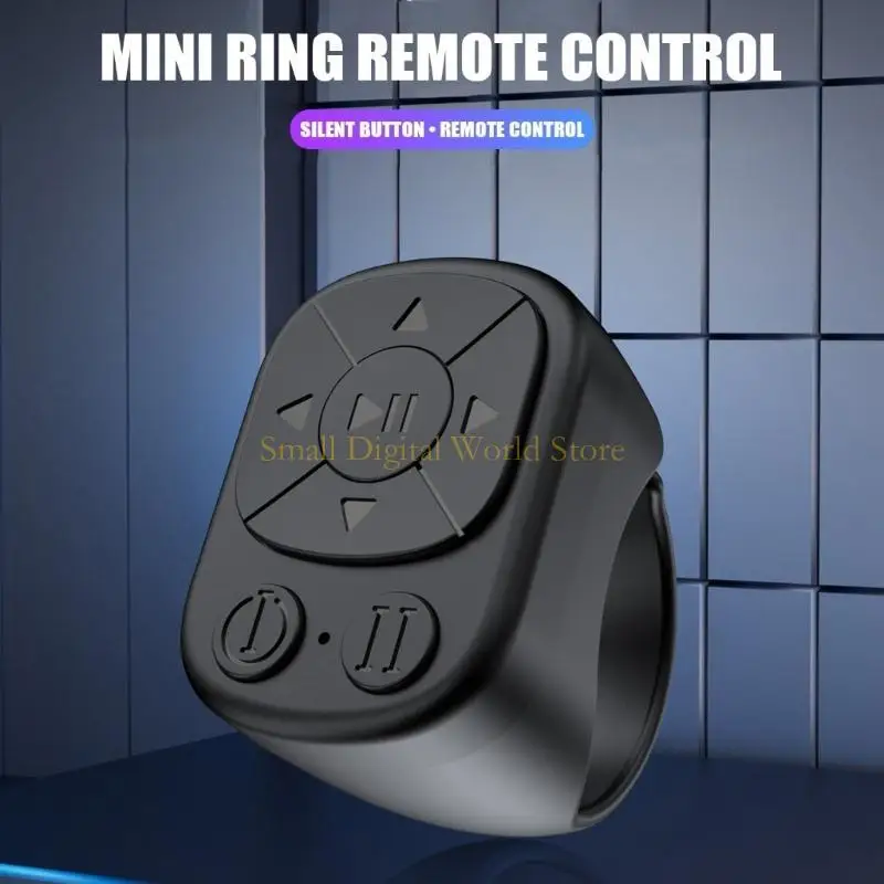 77UB Scrolling Rings Bluetooth-compatible Camera Remote Control Shutter Scroller Rings