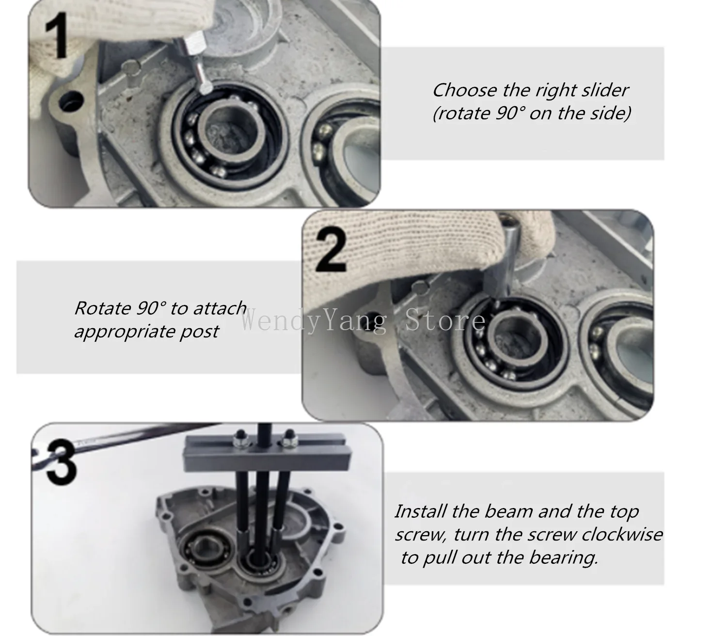 13 Pcs Small Insert Bearing Race Puller Remover Tool Kit Embedded Insert Bearing Puller Professional Car Repair Tool