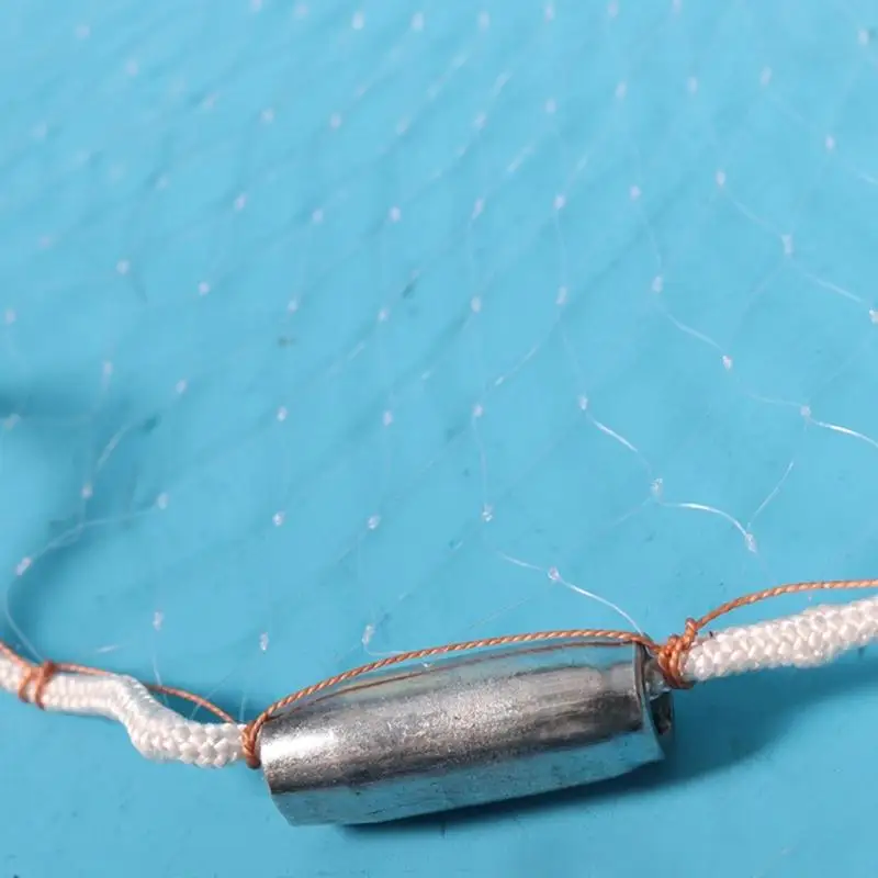 2025 شبكة صب جديدة لصيد الأسماك المحترف في المياه المالحة رمي المصبوب صافي 3/8 بوصة حجم شبكة