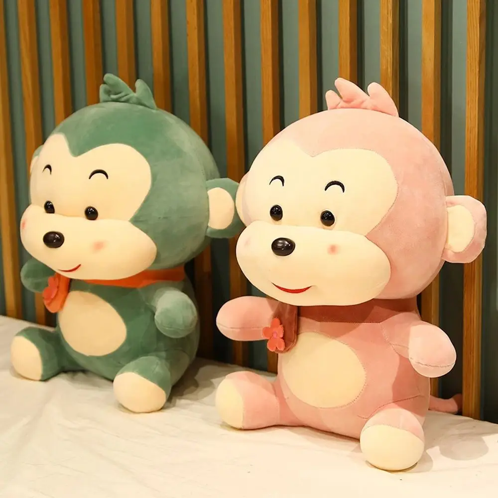 

Sofa Cushion Cartoon Stuffed Animals Soft Toy Room Decoration Stuffed Toy Scarf Monkey Plush Toy Monkey Plush Toy Plush Doll