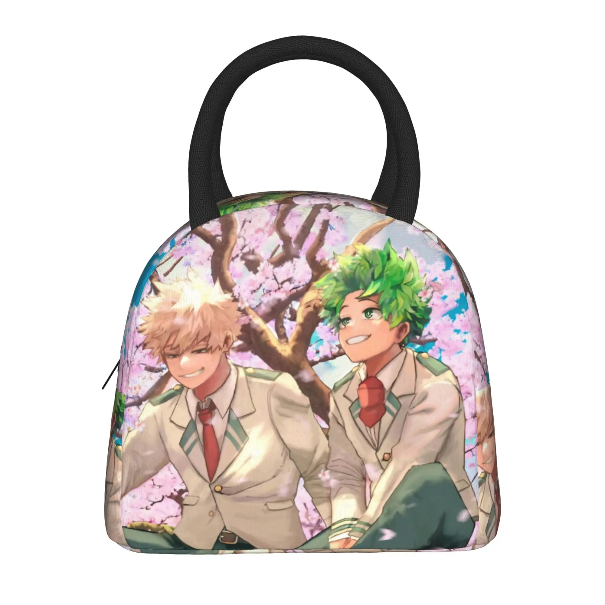 Bakudeku My Hero Academia Anime  Insulated Lunch Bags Cooler Bag Reusable  High Capacity Tote Lunch Box Food Bag Beach  Picnic