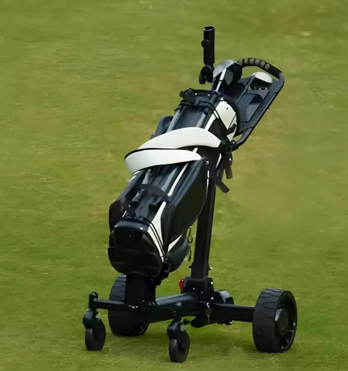Popular 6 Wheel Remote Control Electric Golf Trolley Aluminium 50kg Load Capacity