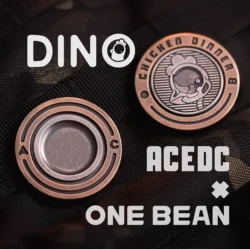 ACEdc xOB Dino Haptic Coin Chicken Dinner B Winner Fidget Toy EDC Desk Decompression Anti Stress Toy LIMIT