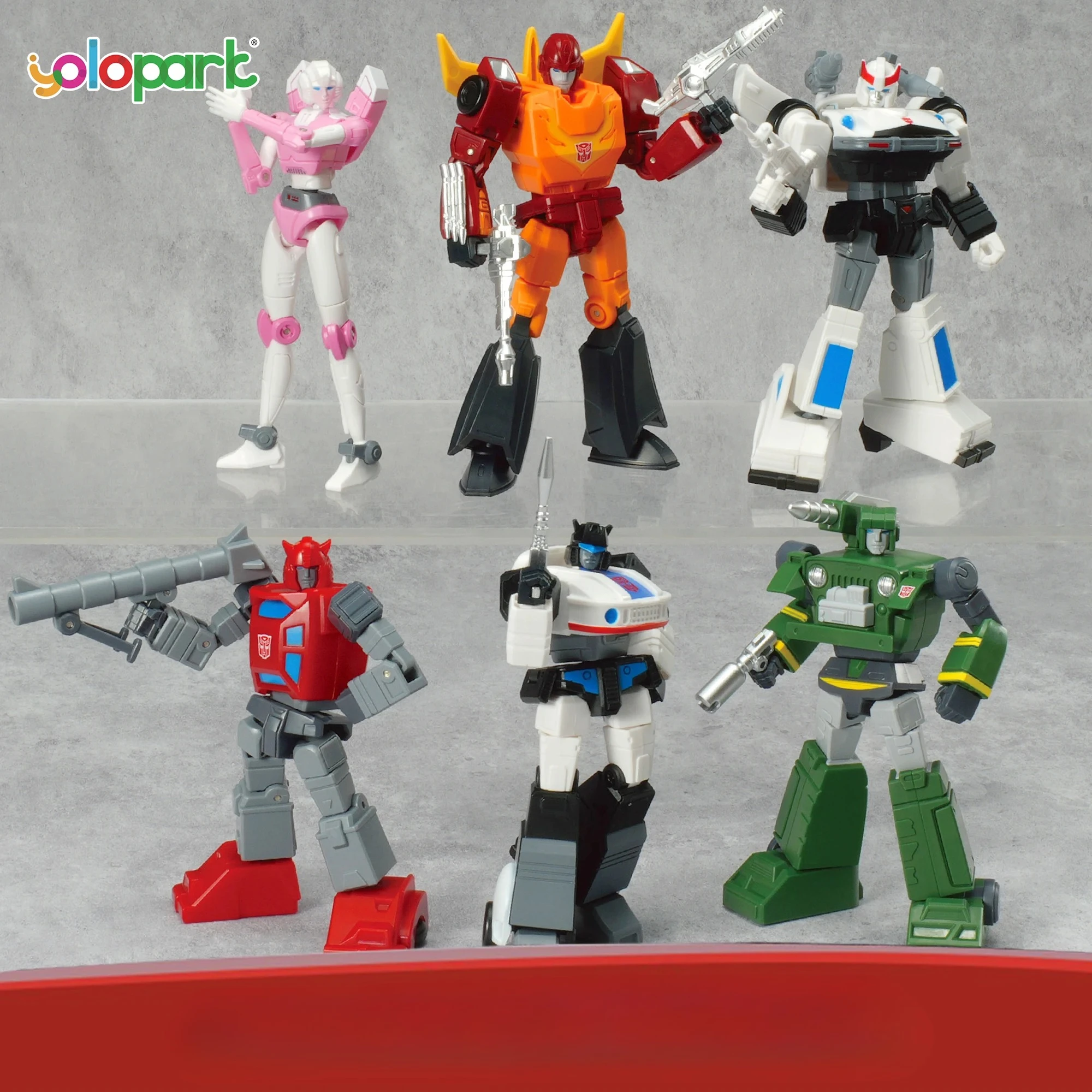 

YOLOPARK 10-12cm Toy Transformation GENERATION ONE: AMK MINI Series Model Hound Jazz Prowl Cliffjumper Rodimus Prime In Stock