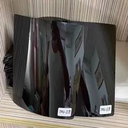 10/60cm x152cm TPU PPF Hight Quality Stretchable Glossy Black Vinyl Car Wrap Paint Protection Film Self-healing Car Trim Sticker