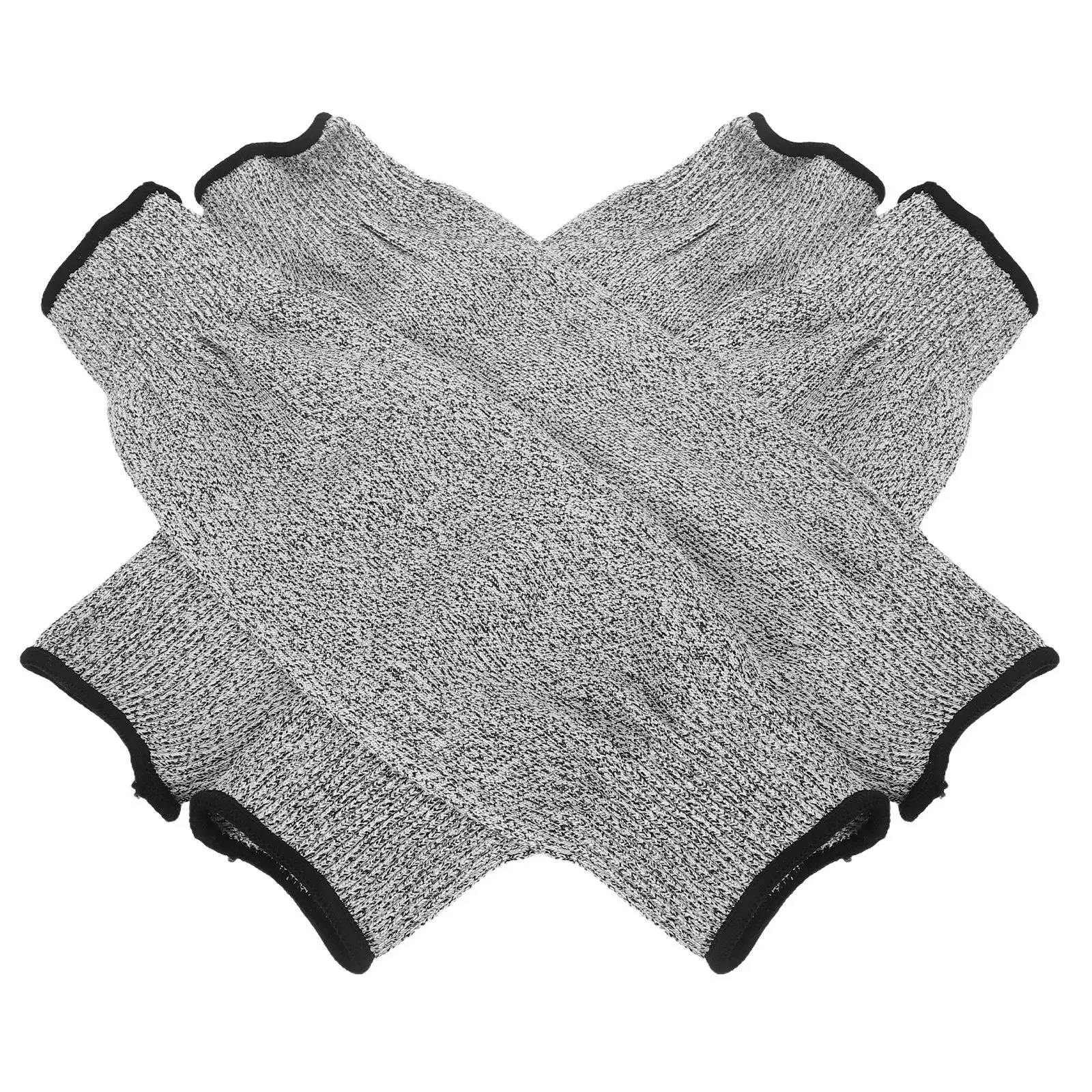 4Pcs Protective Arm Sleeves Level 5 Cut Resistance Forearm Guards for Men Women Welding Gardening Industrial Work Arm Safety