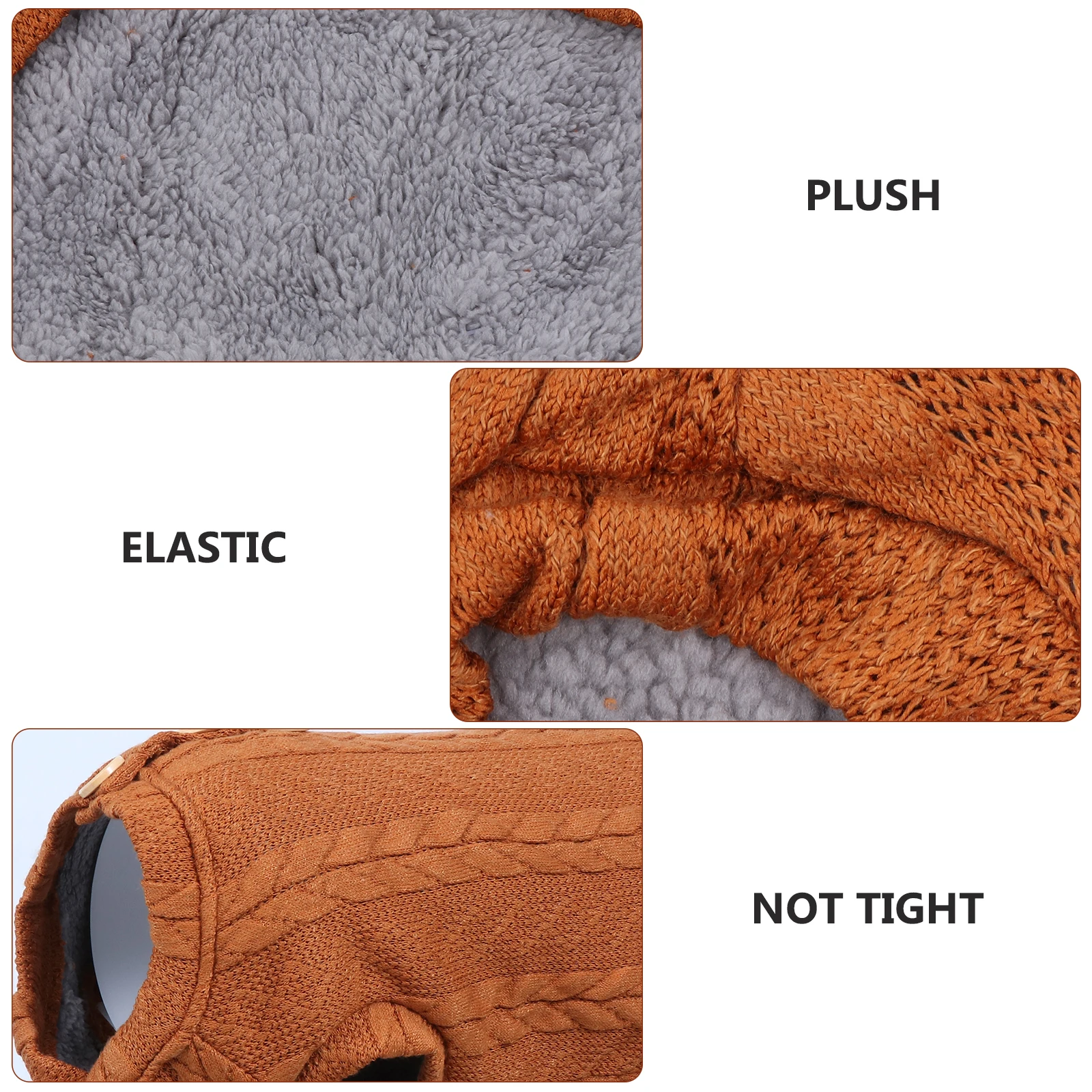 

Warm Dog Clothes Pet Sweater Comfortable Coat Knitted Puppy Shirt Outdoor Costume for Dogs Winter Material Dog Apparel