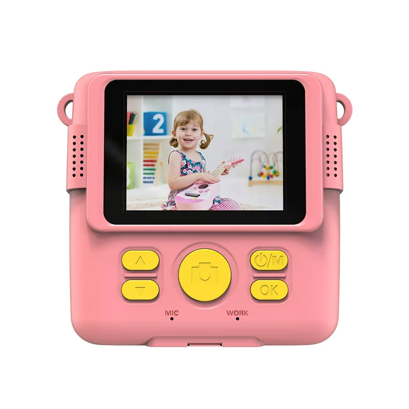 

Children's Camera Mini Cartoon DSLR Camera Toddler Student Photo Gift Toy Digital