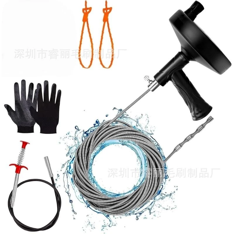 

Multiurpose Drain Cleaning Tool with Adjustable Length Cable for Various Depth