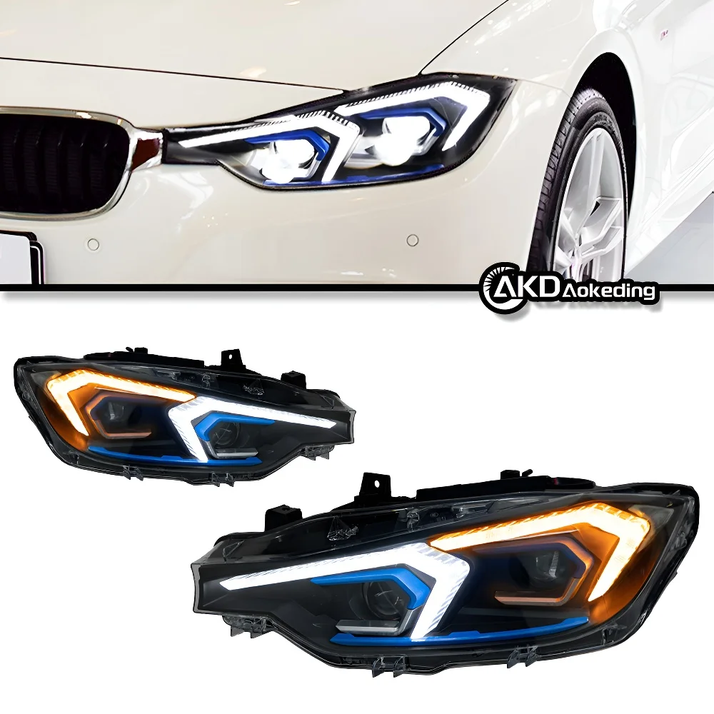 Auto Parts For BMW 3 Series F30 F35 Headlights 2013-2019 latest Styling LED DRL Dual Projector Car Accesorios Modified