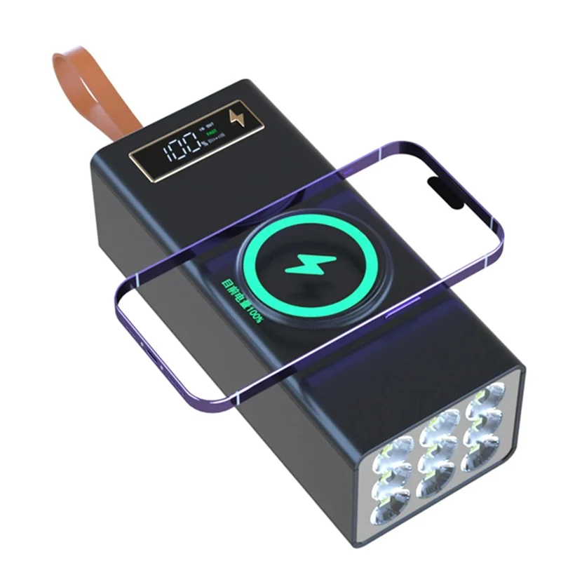 External Portable Power Box DIY Kit, 21X18650 5V, USB Type C Connection, Solder-Free Battery Case(B)-AA26