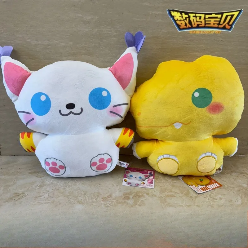 New Digimon Animation Creative Q Version Bounce Pillow Agumon Gabumon Dilumon Household Supplies Cushion Holiday Gift Wholesale