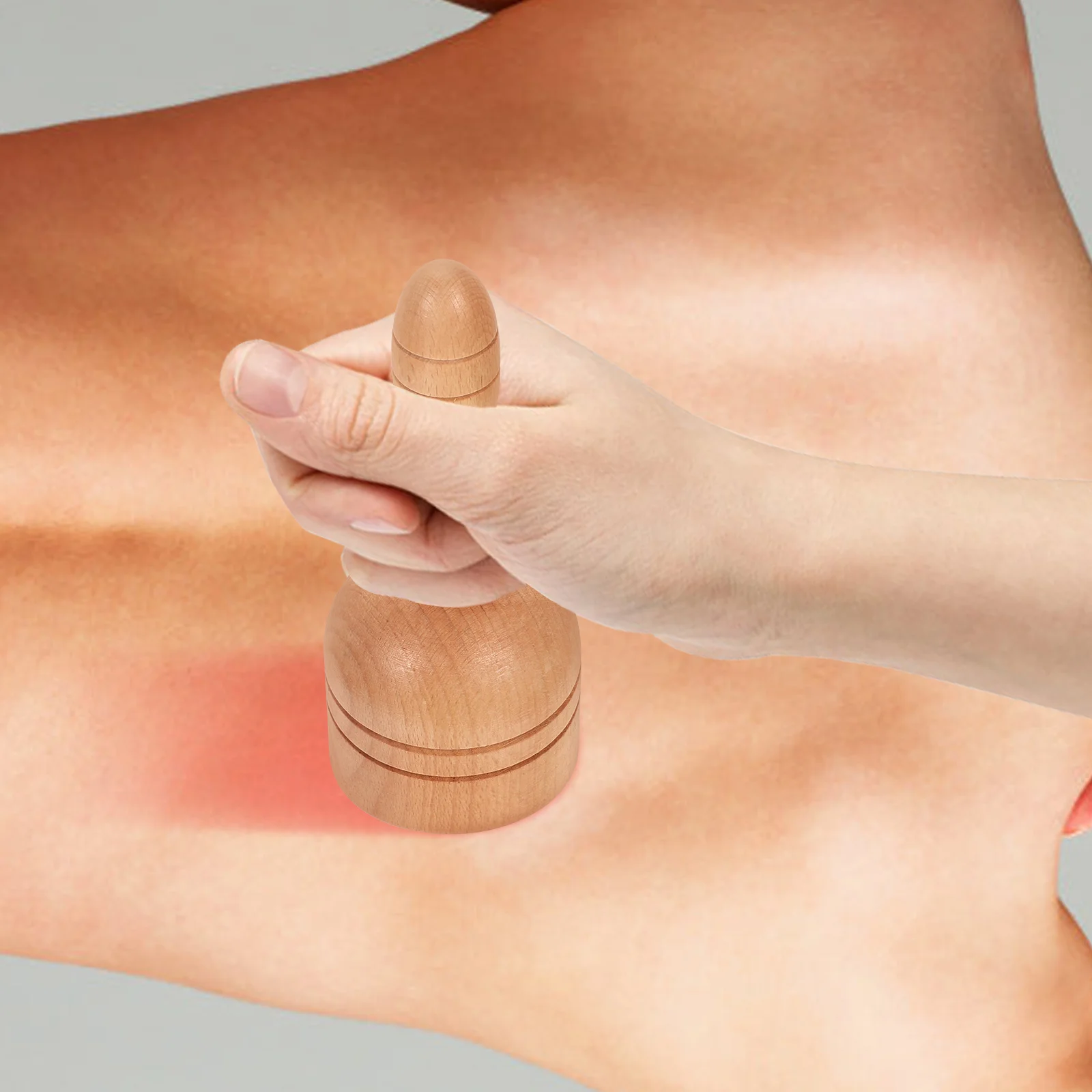 Schrapen Hout Cupping Therapie Apparaat Dubbelzijdige Massage Bar Draagbare Rug Houten Gereedschap Voor Kantoor