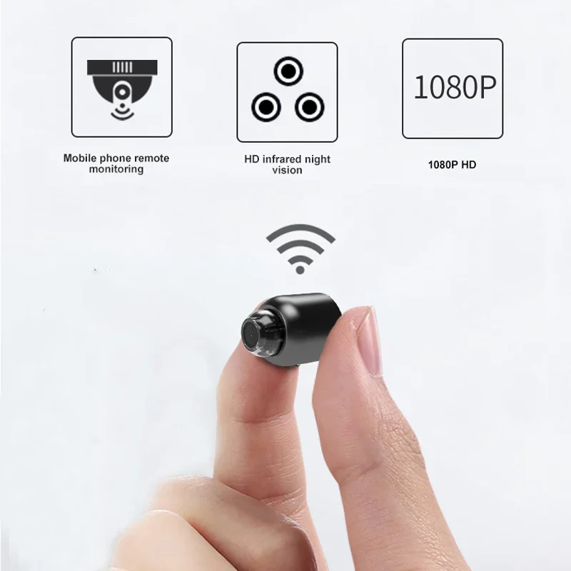 1080P HD Mini Camera WiFi Micro Baby Monitor Indoor Safety Security Surveillance Night Vision Camcorders Audio Video Recorder