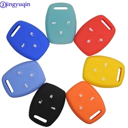 jingyuqin 3B Remote Silicone Key Case Car Styling Cover For Honda Accord CR-V CRV Civic Pilot Fit Freed StepWGN