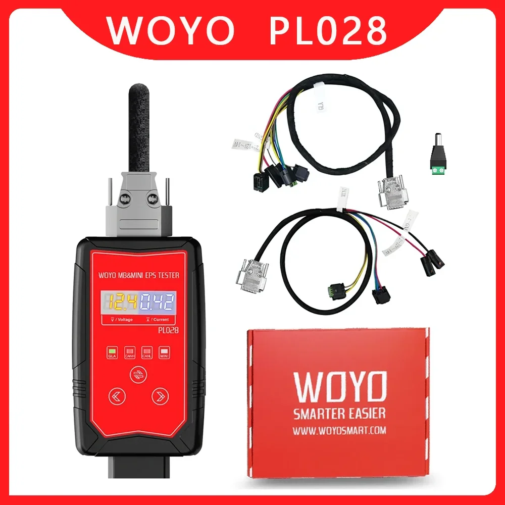 WOYO PL028 For Ben-z for BMW MINI Steering Wheel EPS Test Cooper Car Diag Tool Torque Sensor Drive EP S Motor Tester