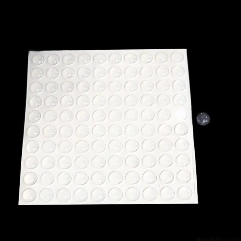 1 Sheet 100Pcs Silicone Keyboard Typing Enhancers Comfortable Touch Protectors For Computer Laptop Office Use