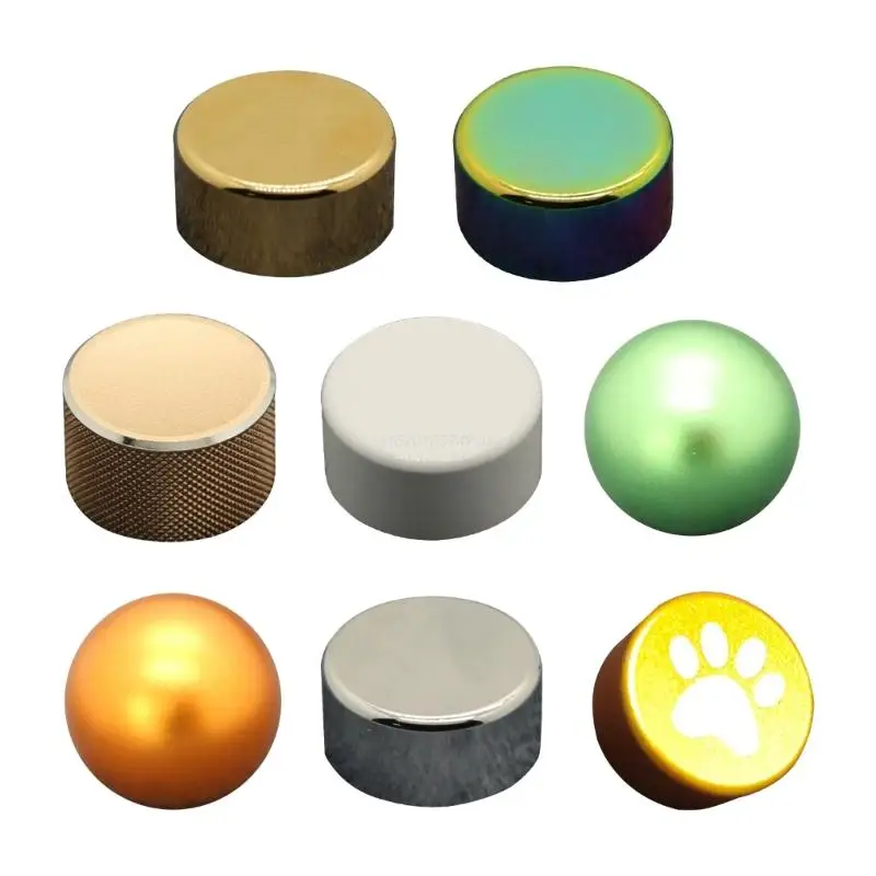 Metal Aluminum Round Knob for Mechanical Gaming Keyboards knob Caps Exquisite Workmanship Knobs Keyboards Accessories